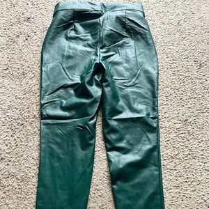 Faux leather pants